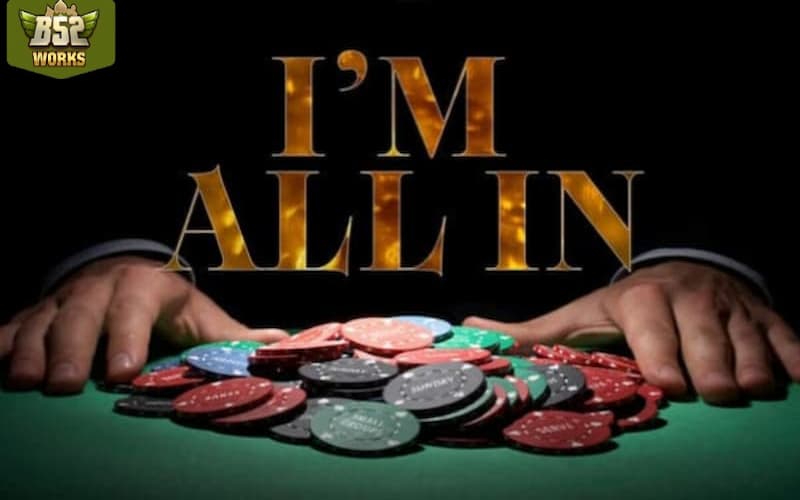 Luật All in trong một ván Poker có 2 người chơi